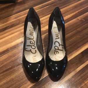 Sam Edelman Black Patent Pumps
